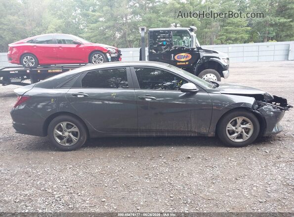 5NPLL4AGXMH036620 2021 HYUNDAI ELANTRA Серый Вид задней части салона