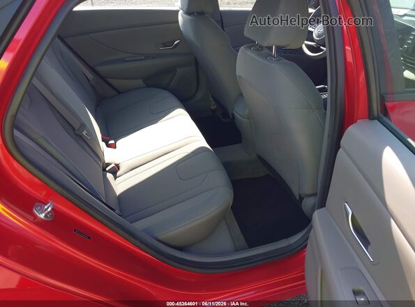 5NPLL4AGXMH046841 2021 HYUNDAI ELANTRA Red VIN sticker view