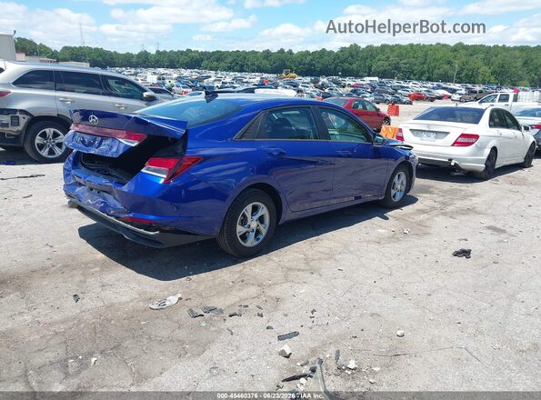 5NPLL4AGXMH050324 2021 HYUNDAI ELANTRA Blue Rear right