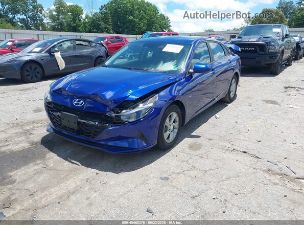 5NPLL4AGXMH050324 2021 HYUNDAI ELANTRA Blue Front left