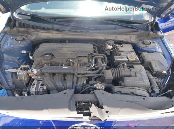 5NPLL4AGXMH050324 2021 HYUNDAI ELANTRA Blue Rear view