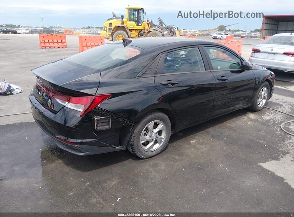 5NPLL4AGXNH060708 2022 HYUNDAI ELANTRA Черный Задняя правая четверть