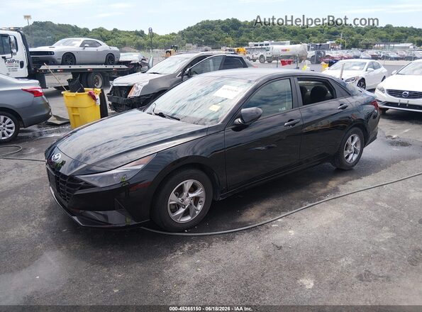 5NPLL4AGXNH060708 2022 HYUNDAI ELANTRA Черный Передняя левая четверть