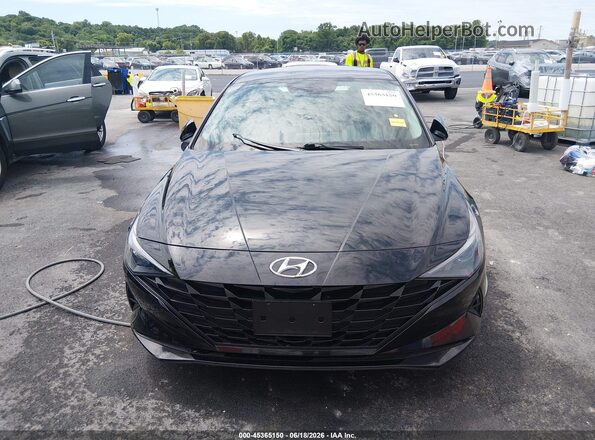 5NPLL4AGXNH060708 2022 HYUNDAI ELANTRA Черный Вид панели приборов