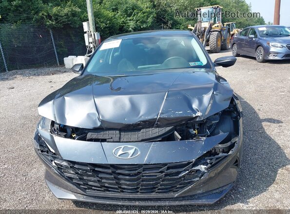 5NPLL4AGXPH106315 2023 HYUNDAI ELANTRA Black უკანა სალონის ხედი
