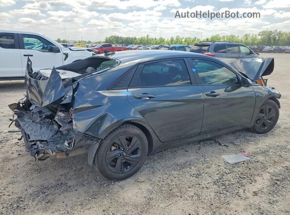 5NPLM4AG0MH004434 2021 HYUNDAI ELANTRA Gray Rear right