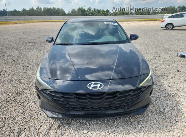 5NPLM4AG0MH036266 2021 HYUNDAI ELANTRA Black Դիմացի տեսք