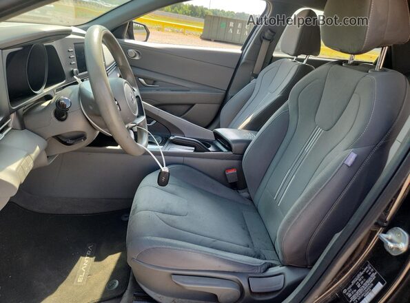 5NPLM4AG0MH036266 2021 HYUNDAI ELANTRA Black Սալոնի դիմացի տեսք