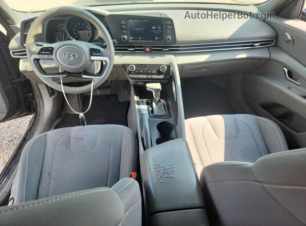5NPLM4AG0MH036266 2021 HYUNDAI ELANTRA Black Առջևի վահանակի տեսք
