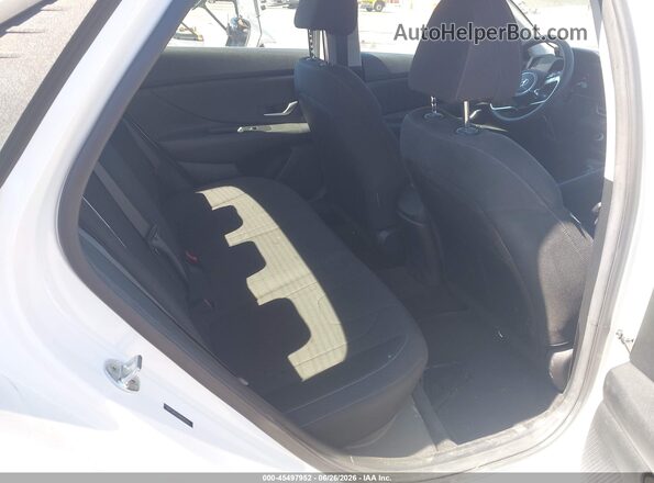 5NPLM4AG0NH065235 2022 HYUNDAI ELANTRA White VIN კოდის სტიკერის ხედი