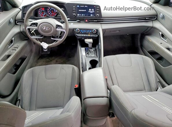 5NPLM4AG1MH007634 2021 HYUNDAI ELANTRA White Vista del salpicadero