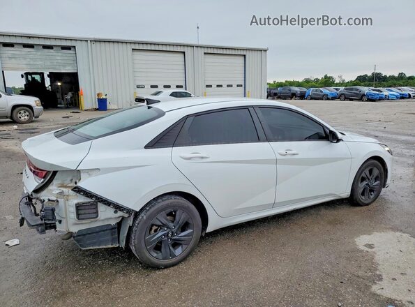 5NPLM4AG1MH007634 2021 HYUNDAI ELANTRA White Trasero derecho