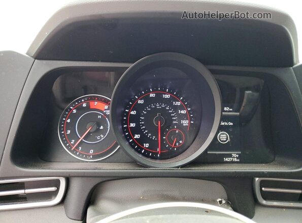 5NPLM4AG1MH007634 2021 HYUNDAI ELANTRA White Vista del cuadro de instrumentos