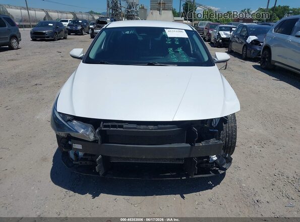 5NPLM4AG1NH067818 2022 HYUNDAI ELANTRA White Вид щитка приладів