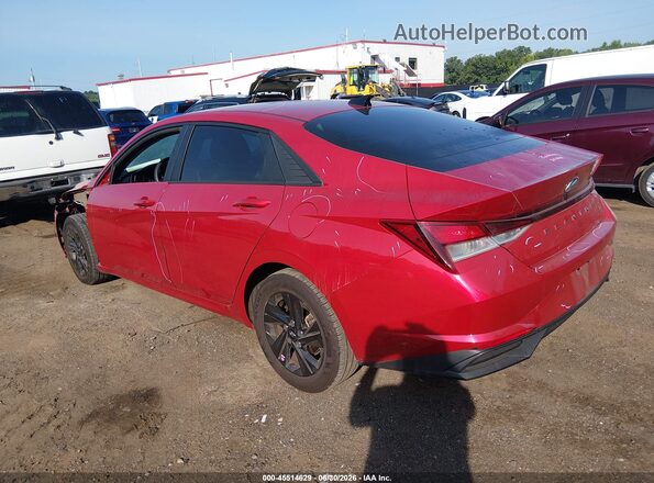 5NPLM4AG2MH000255 2021 HYUNDAI ELANTRA Red Задня ліва чверть