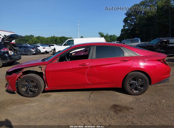 5NPLM4AG2MH000255 2021 HYUNDAI ELANTRA Red Панорамний вид салону 360°