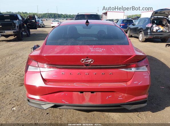 5NPLM4AG2MH000255 2021 HYUNDAI ELANTRA Red 