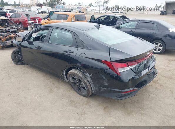 5NPLM4AG2MH003205 2021 HYUNDAI ELANTRA Black Задня ліва чверть