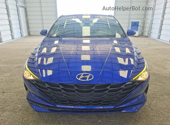 5NPLM4AG2MH036821 2021 HYUNDAI ELANTRA Синий 