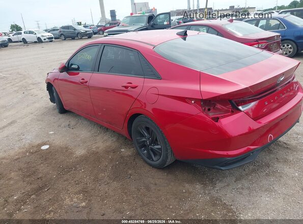 5NPLM4AG2MH044496 2021 HYUNDAI ELANTRA Red Tył lewy