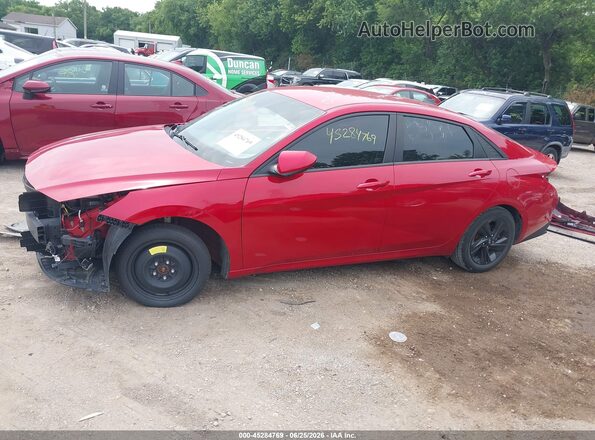 5NPLM4AG2MH044496 2021 HYUNDAI ELANTRA Red Widok wnętrza 360 stopni