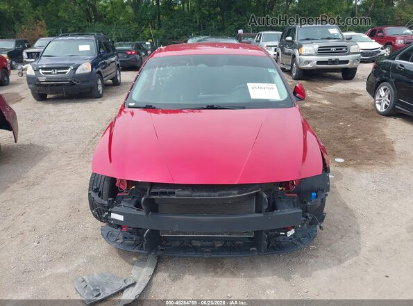 5NPLM4AG2MH044496 2021 HYUNDAI ELANTRA Red Widok zestawu wskaźników