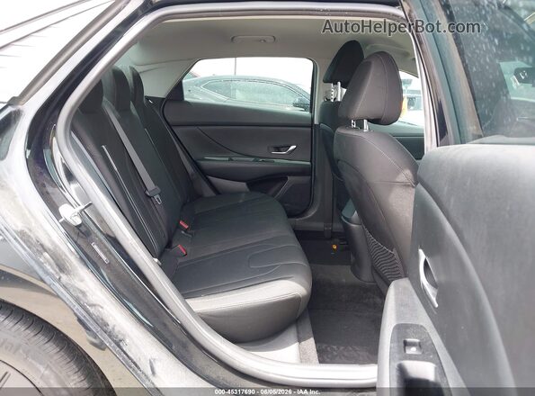 5NPLM4AG2NH053412 2022 HYUNDAI ELANTRA Black VIN კოდის სტიკერის ხედი