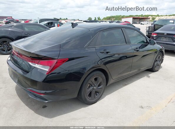 5NPLM4AG2NH053412 2022 HYUNDAI ELANTRA Black უკანა მარჯვენა