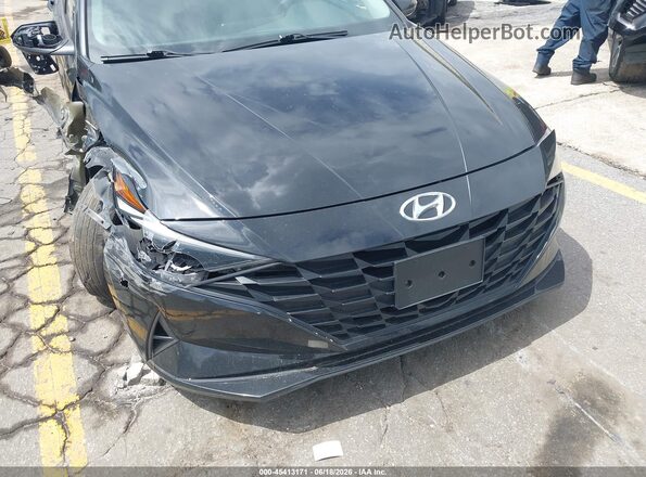 5NPLM4AG2NH077807 2022 HYUNDAI ELANTRA Gray Вид спереду