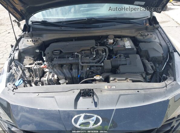5NPLM4AG2NH077807 2022 HYUNDAI ELANTRA Gray Вид ззаду
