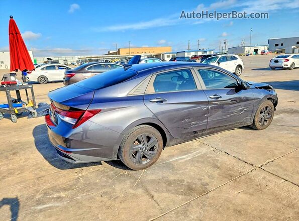 5NPLM4AG3MH004296 2021 HYUNDAI ELANTRA Gray უკანა მარჯვენა