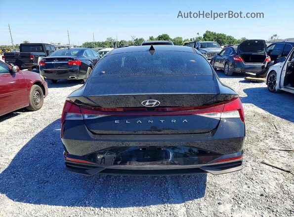5NPLM4AG3MH027514 2021 HYUNDAI ELANTRA Black Հետևի տեսք
