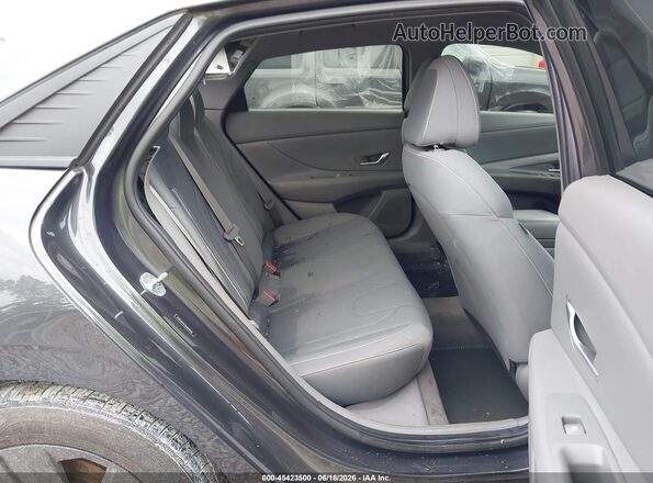 5NPLM4AG3NH070834 2022 HYUNDAI ELANTRA Gray Widok naklejki z numerem VIN
