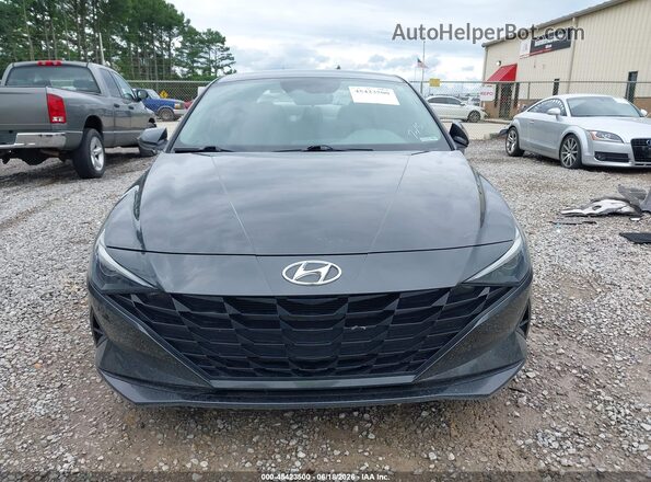 5NPLM4AG3NH070834 2022 HYUNDAI ELANTRA Gray Widok zestawu wskaźników