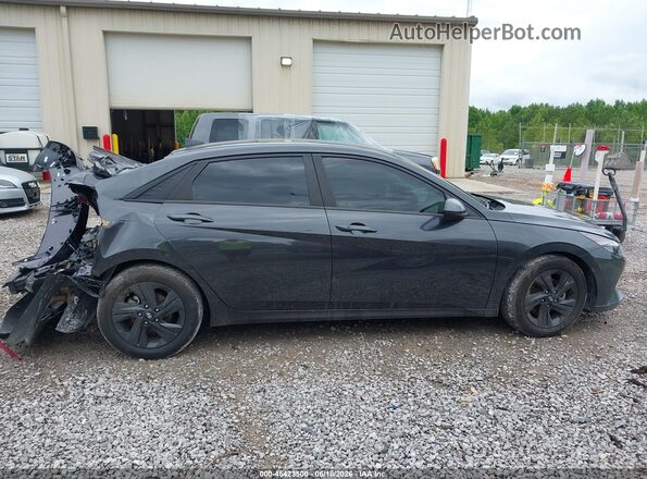 5NPLM4AG3NH070834 2022 HYUNDAI ELANTRA Gray Widok wnętrza z tyłu
