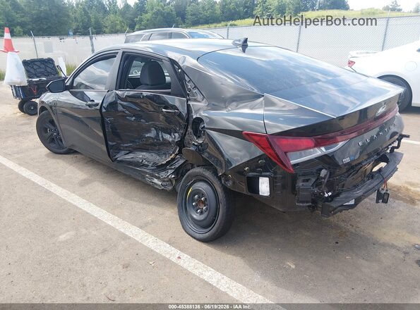 5NPLM4AG3PH101129 2023 HYUNDAI ELANTRA Black Հետևի ձախ