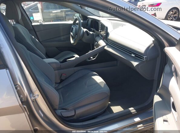5NPLM4AG4MH004954 2021 HYUNDAI ELANTRA Gray Widok wnętrza z przodu