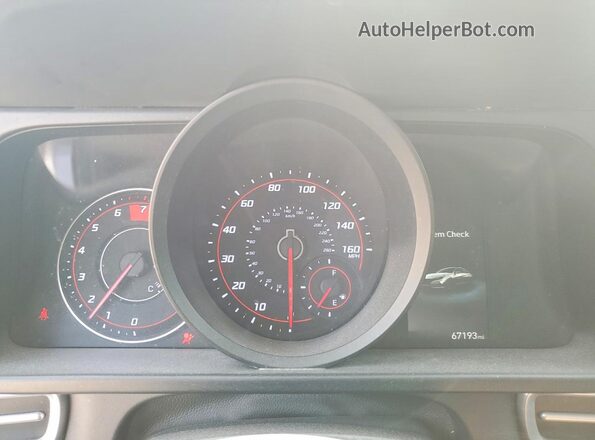 5NPLM4AG4MH030230 2021 HYUNDAI ELANTRA Silver Vista del cuadro de instrumentos