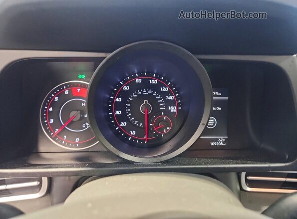 5NPLM4AG4MH046332 2021 HYUNDAI ELANTRA Gray Սարքավորումների վահանակի տեսք
