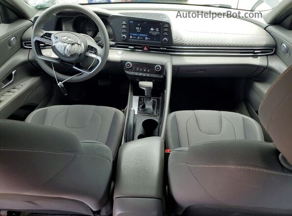 5NPLM4AG5MH004395 2021 HYUNDAI ELANTRA Gray Widok deski rozdzielczej