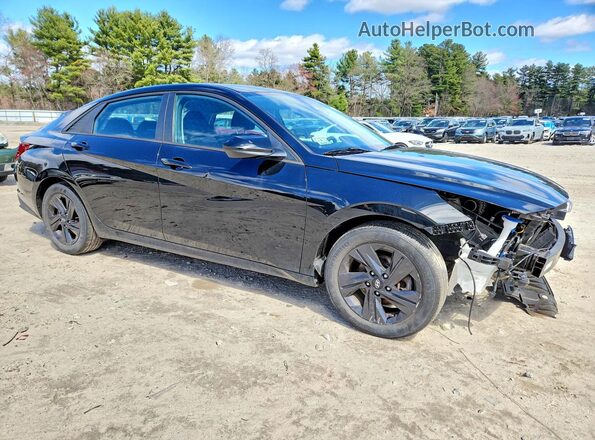 5NPLM4AG5MH008527 2021 HYUNDAI ELANTRA Black Front right