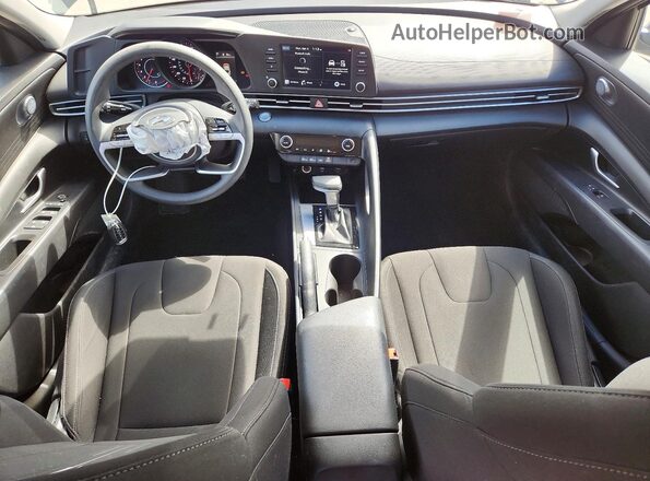 5NPLM4AG5MH008527 2021 HYUNDAI ELANTRA Black Dashboard view