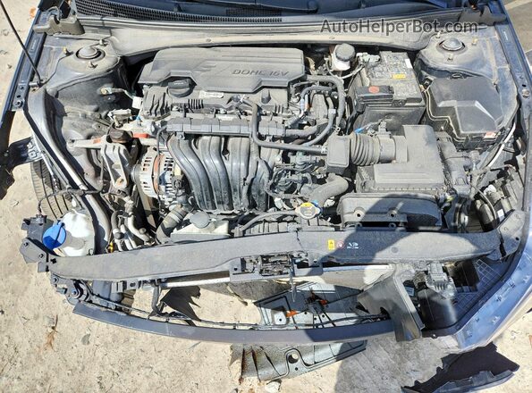 5NPLM4AG5MH008527 2021 HYUNDAI ELANTRA Black Rear interior view