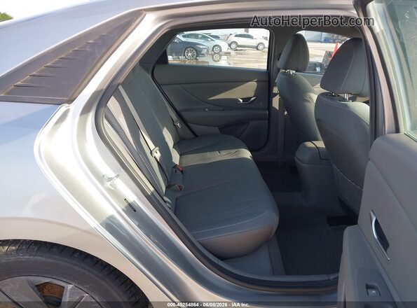 5NPLM4AG5MH052267 2021 HYUNDAI ELANTRA Silver VIN კოდის სტიკერის ხედი
