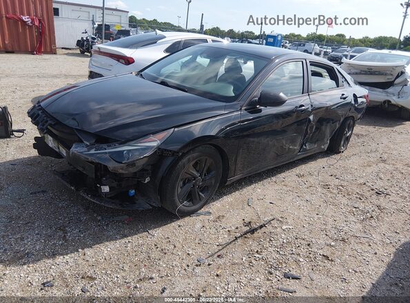 5NPLM4AG5NH064663 2022 HYUNDAI ELANTRA Black Front left