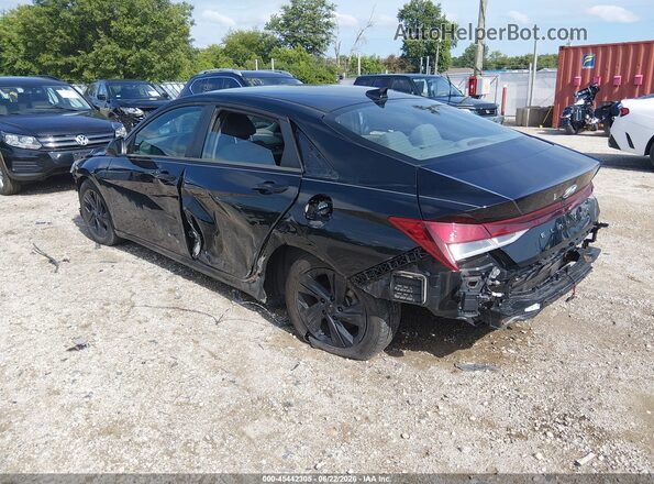 5NPLM4AG5NH064663 2022 HYUNDAI ELANTRA Black Rear left