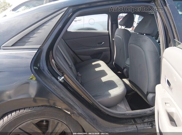 5NPLM4AG5NH064663 2022 HYUNDAI ELANTRA Black VIN sticker view