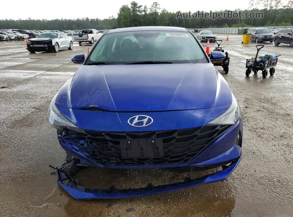 5NPLM4AG5PH100192 2023 HYUNDAI ELANTRA Blue Front view