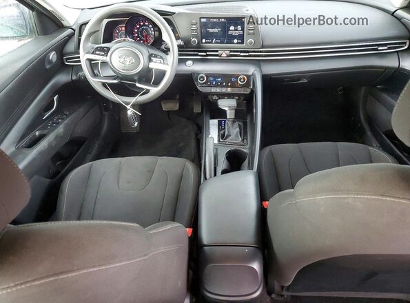 5NPLM4AG5PH100192 2023 HYUNDAI ELANTRA Blue Dashboard view