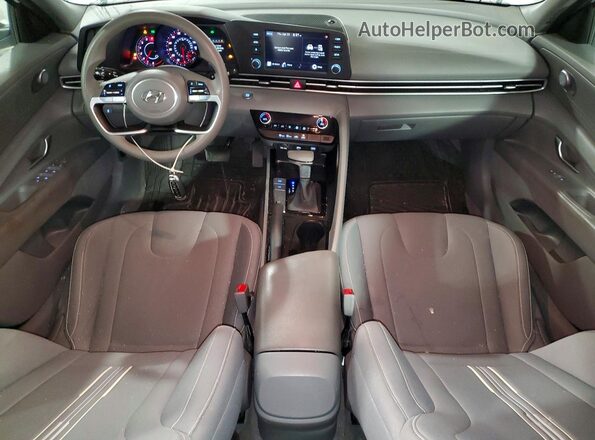 5NPLM4AG5PH103867 2023 HYUNDAI ELANTRA Белый Вид панели приборов